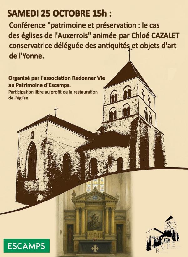 CONFERENCE "PATRIMOINE ET PRESERVATION"